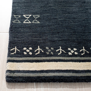Safavieh Himalaya 597 HIM597 Hand Loomed Contemporary Rug Charcoal HIM597H-214