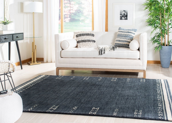 Safavieh Himalaya 597 HIM597 Hand Loomed Contemporary Rug Charcoal HIM597H-214