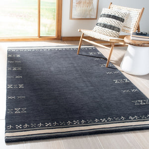 Safavieh Himalaya 597 HIM597 Hand Loomed Contemporary Rug Charcoal HIM597H-214