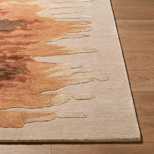 Surya Hiroshima Hand Tufted Wool Viscose Area Rug Mid Century Modern Living Room Accent 9' x 12' Rectangle HIO2300-912