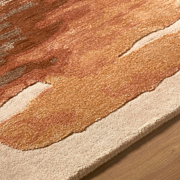 Surya Hiroshima Hand Tufted Wool Viscose Area Rug Mid Century Modern Living Room Accent 9' x 12' Rectangle HIO2300-912
