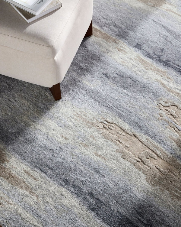 Surya Hiroshima Hand Tufted Wool Viscose Area Rug Mid Century Modern Large Living Room 10' x 14' Rectangle HIO2301-1014