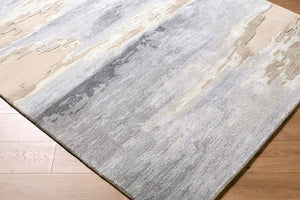 Surya Hiroshima Hand Tufted Wool Viscose Area Rug Mid Century Modern Large Living Room 10' x 14' Rectangle HIO2301-1014