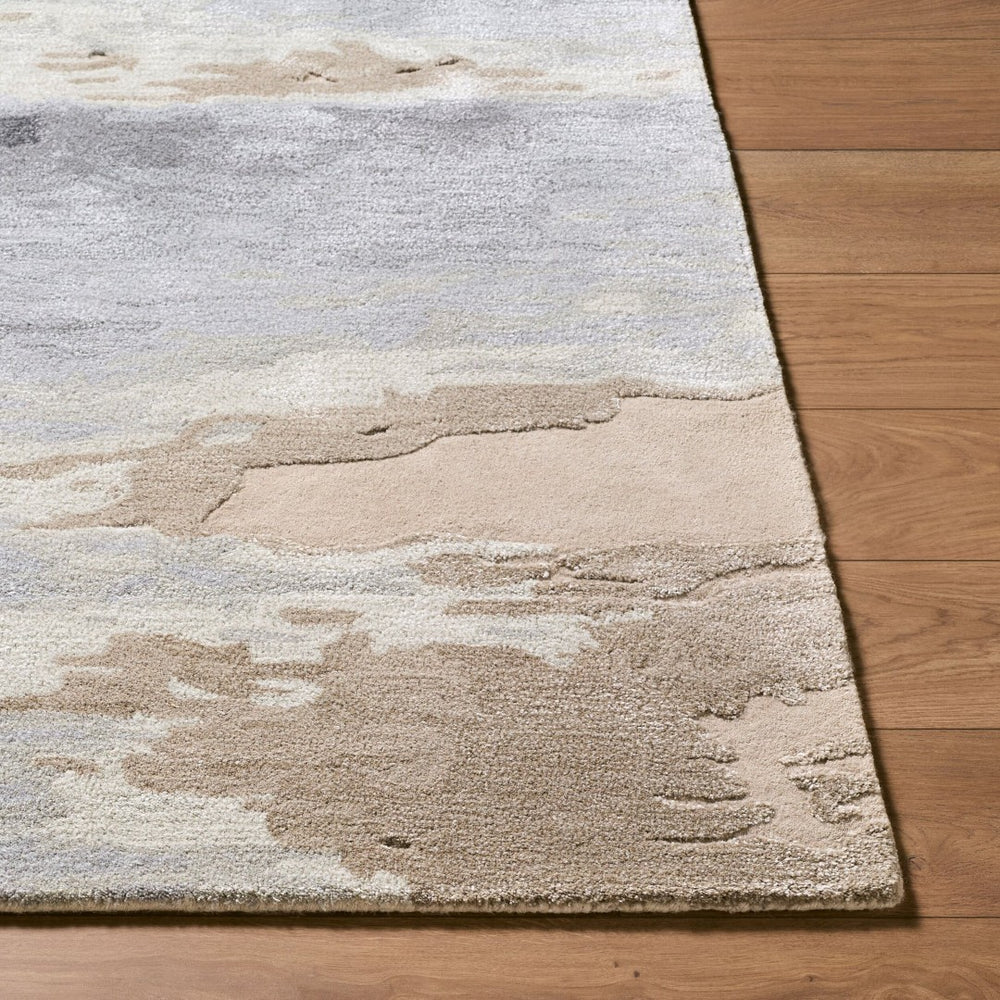 Surya Hiroshima Hand Tufted Wool Viscose Area Rug Mid Century Modern Large Living Room 10' x 14' Rectangle HIO2301-1014