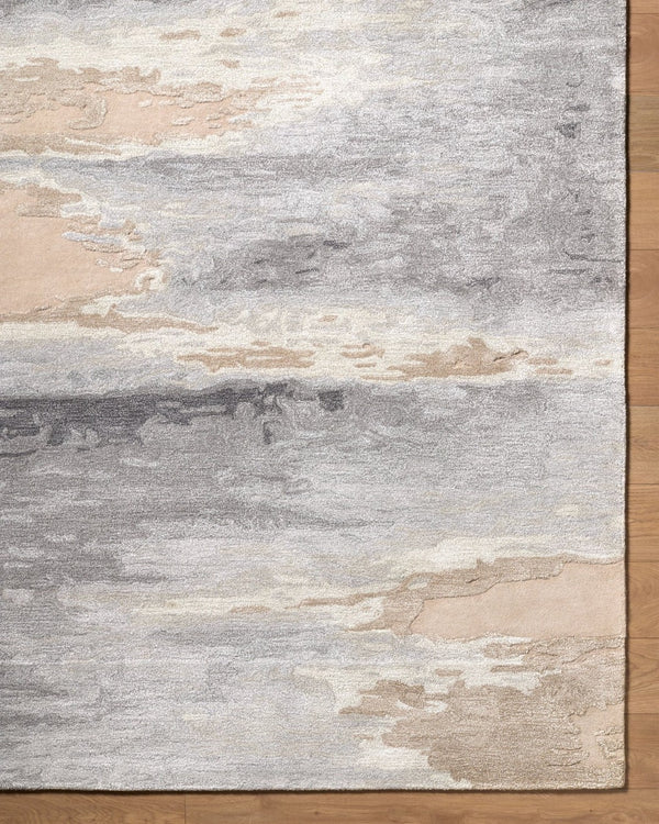 Surya Hiroshima Hand Tufted Wool Viscose Area Rug Mid Century Modern Large Living Room 10' x 14' Rectangle HIO2301-1014