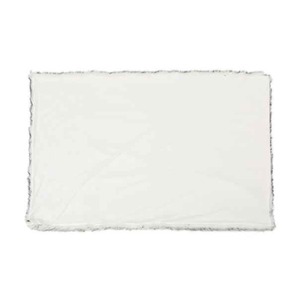 English Elm Christopher Knight Home® - BLANKET Luxurious Grey Faux Fur Throw 50"x60" Super Soft Cozy Pet-Friendly Warm Winter Accent 62633.00