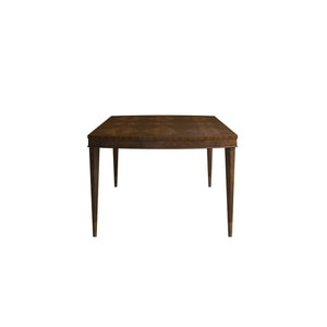A.R.T. Furniture Eave Elegant Dining Table In Quartered Walnut With Stunning Diamond Pattern And Tapered Legs Brown Material(S), Poplar And Parawood Solids,Walnut Veneer 336222-1860