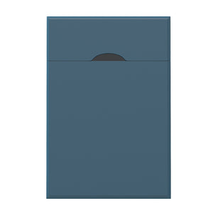 Homelegance By Top-Line Cerie 1-Drawer Side Table with Charging Station Blue Wood