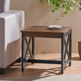 Christopher Knight Home® - Noble House - Crystal Beach Outdoor Farmhouse Acacia Wood End Table