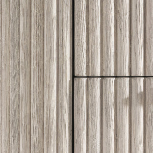 Bernhardt Bernhardt Lucerne Wire-brushed Oak Bedside Chest with Usb Charging and Soft-close Drawers 23.5" W x 19.75" D x 29" H 393229