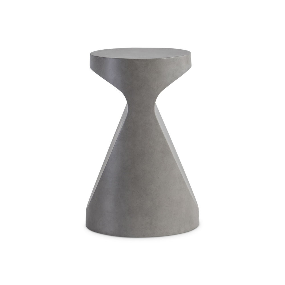 Bernhardt Bernhardt Sereno Accent Table In Sasso Faux-Stone Finish — Sculptural Rustic-Modern Side Table, 16" 329113