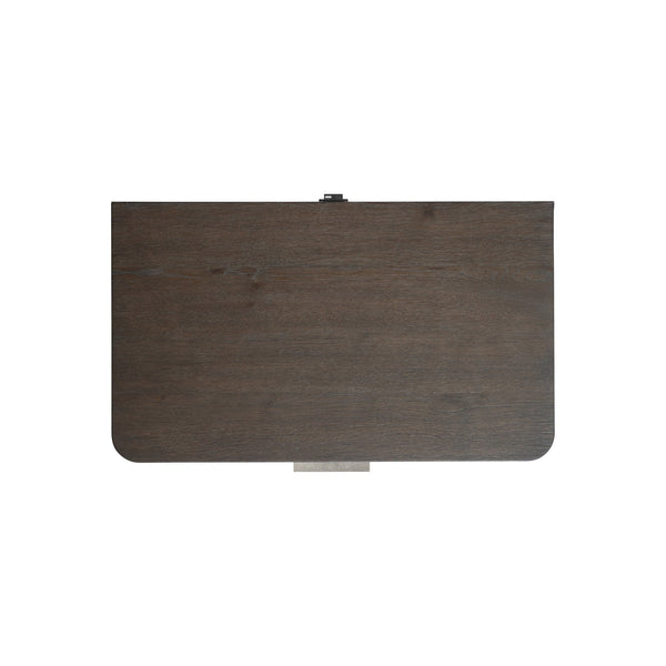 Bernhardt Bernhardt Outline Nightstand With 3 Soft-Close Drawers, Wire-Brushed Oak, Usb Charging, Modern Style 360231