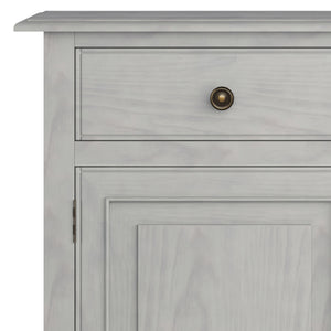 English Elm Connaught Handcrafted Solid Wood Entryway Cabinet In Fog Grey – Timeless Storage For Any Space B136P158540