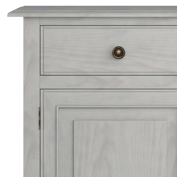 English Elm Connaught Handcrafted Solid Wood Entryway Cabinet In Fog Grey – Timeless Storage For Any Space B136P158540