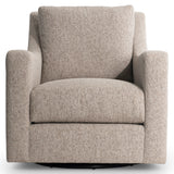 Bernhardt Ventura Fabric Swivel Chair Beige Fabric P3502SA