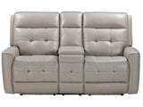 Parker Living Canterbury - Pewter Power Zero Gravity Console Loveseat Pewter MCAN#822CPHZ-PEW Parker House