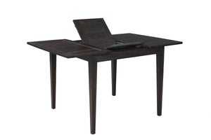 Porter Designs Porter Fall River Solid Sheesham Wood Butterfly Extension Table - Modern Gray Finish, 42" To 60" Gray Wood 07-117-08-1424o