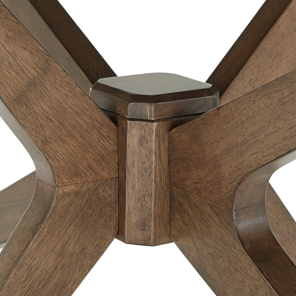 Homelegance By Top-Line Hutchinson Mid-Century Walnut Finish Tables Walnut MDF