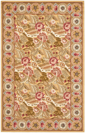 Safavieh Hk1 Hand Hooked  Rug Gold HK1B-4
