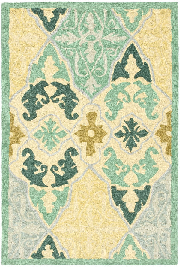 Hk725 Hand Hooked Wool Pile Rug - Luxurious Artisan Design for Elegant Home Décor and Comfort