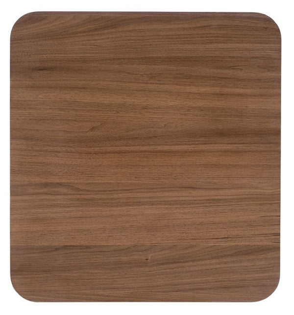 Hooker Furniture Eleana Light Caramel Walnut End Table With Sunlit Bronze Base, Sculptural Shelf For Stylish Storage 7252-80313-85