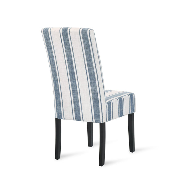 English Elm Christopher Knight Home® - DINING Chair with Plush Fabric Upholstery, Rubberwood Legs, Contemporary Minimalist Comfort and Style Blue 60162.00DBLULNN