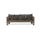 Christopher Knight Home® - Noble House - Varney Outdoor Extendable Acacia Wood Daybed Sofa