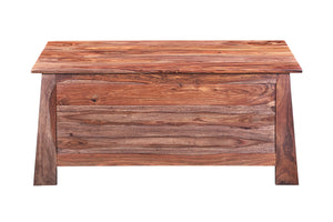 Porter Designs Porter Kalispell Solid Sheesham Wood Coffee Table – Handcrafted Arts & Crafts Design For Your Home Brown Wood 04-196-12-2439