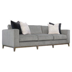 Bernhardt Bernhardt Noel Sofa — Made-To-Order 100"W Three-Seater With Feather-Down Cushions, Tapered Legs P7327A