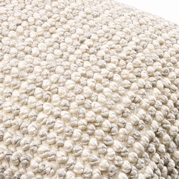 Surya Haruko 18" Outdoor-ready Accent Pillow - Cozy Cottage Style, Soft Touch & Easy Care For Year-round Use Ivory Polyester,Polyester Hko001-2222p