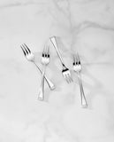 Lenox Portola Cocktail Forks, Set of 4 Metallic, STAINLESS METAL 896000