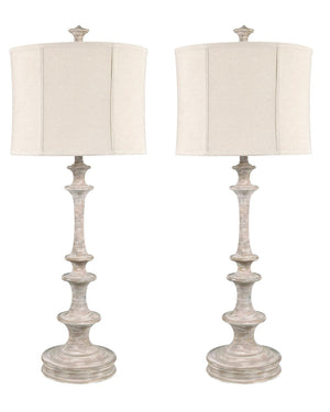 Crestview Collection 41.5" Dawson Country-inspired Resin Table Lamp With Oatmeal Shade For Cozy Home Decor Ambiance   Cvavp2034