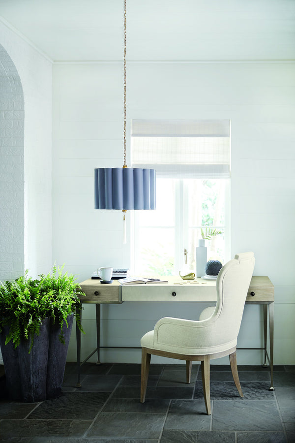 Bernhardt Bernhardt Ram Stool—Braided Seagrass Upholstered Footrest & Occasional Seat, Cream Muslin Accent (31") 385562