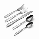 Lenox Oneida Ellis 42 Piece Everyday Flatware Set, Service for 8 Metallic, STAINLESS METAL H240042A