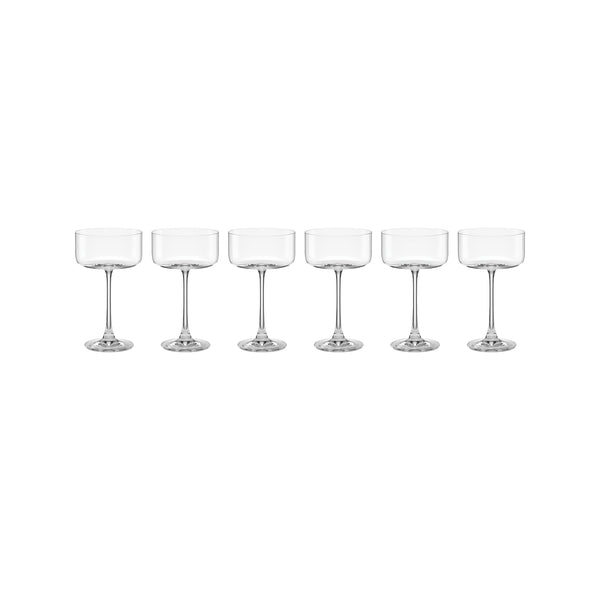 Lenox Tuscany Classics Straight Coupes, Set of 6 Clear, NO COLOR GLASS,CRYSTAL 897425