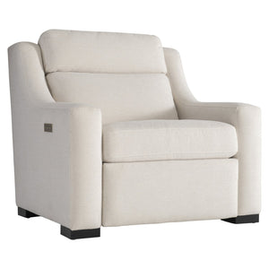 Bernhardt Bernhardt Germain Wingback Power Recliner Chair With Usb Port, Bustle Back & Exposed Wood Legs B222RO