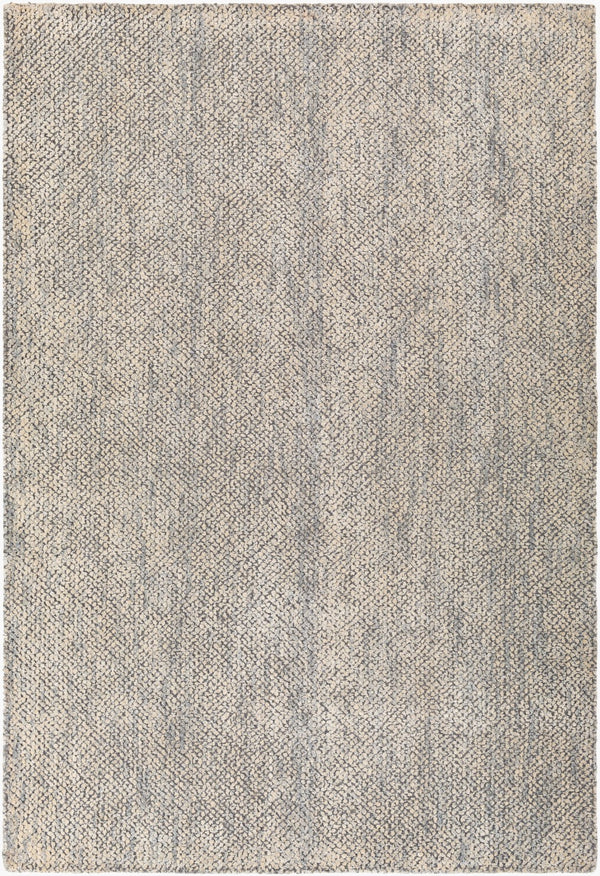 Surya Helen Handmade 2' X 3' Area Rug - Luxurious Viscose & Wool Blend, Chic Modern Design For Any Room Ivory Viscose,Wool Hle2300-23