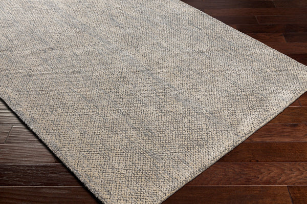 Surya Helen Handmade 2' X 3' Area Rug - Luxurious Viscose & Wool Blend, Chic Modern Design For Any Room Ivory Viscose,Wool Hle2300-23