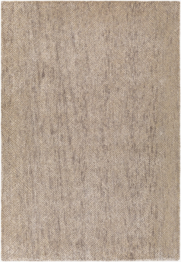 Surya Helen Handmade 2' X 3' Area Rug - Luxurious Viscose & Wool Blend, Chic Modern Design For Any Room Oatmeal Viscose,Wool Hle2301-23