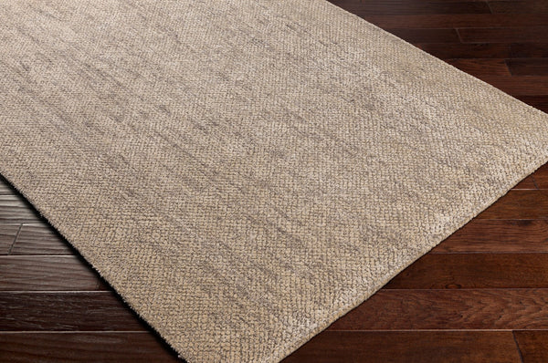 Surya Helen Handmade 2' X 3' Area Rug - Luxurious Viscose & Wool Blend, Chic Modern Design For Any Room Oatmeal Viscose,Wool Hle2301-23