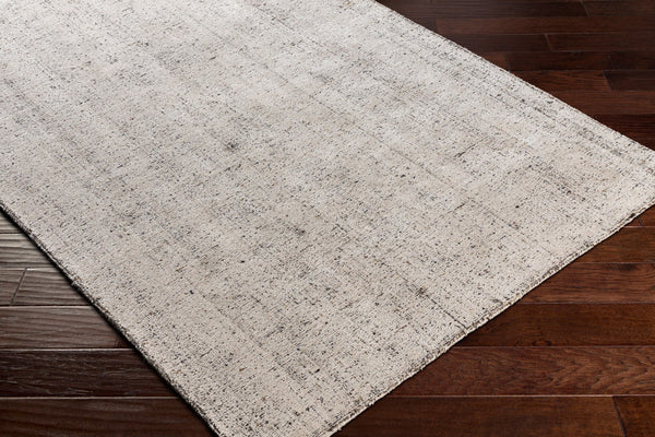 Surya Helen Handmade 2' X 3' Area Rug - Luxurious Viscose & Wool Blend, Chic Modern Design For Any Room Black Wool,Viscose Hle2304-23