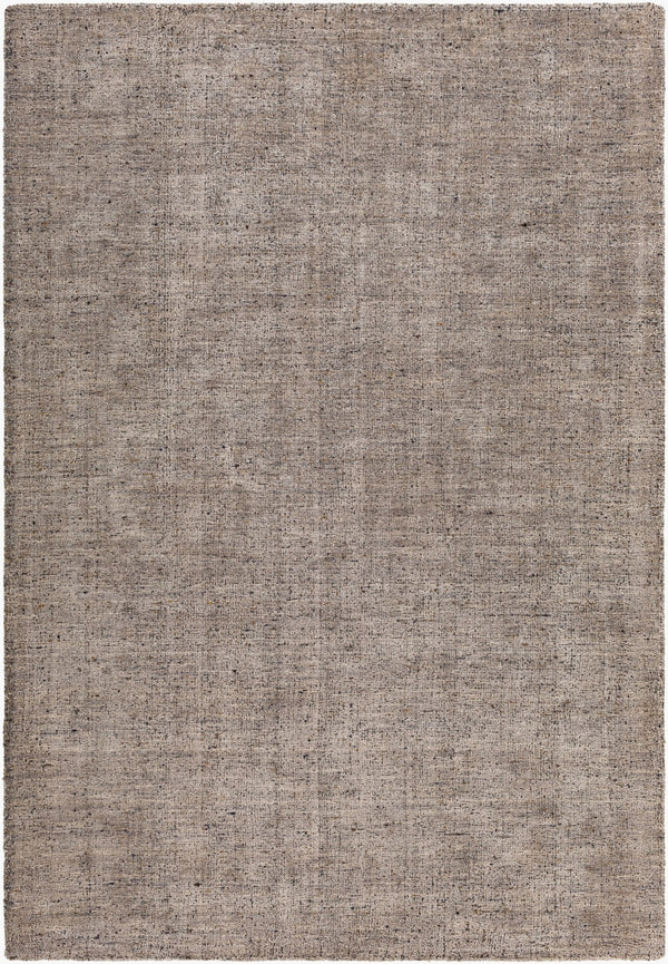 Surya Helen Handmade 2' X 3' Area Rug - Luxurious Viscose & Wool Blend, Chic Modern Design For Any Room Charcoal Wool,Viscose Hle2306-23