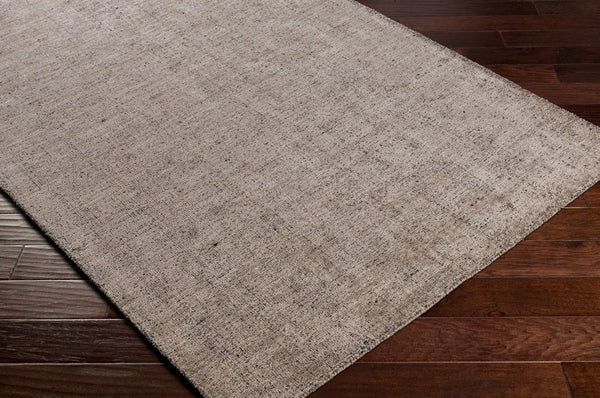 Surya Helen Handmade 2' X 3' Area Rug - Luxurious Viscose & Wool Blend, Chic Modern Design For Any Room Charcoal Wool,Viscose Hle2306-23