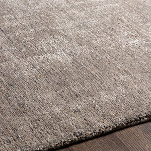 Surya Helen Handmade 2' X 3' Area Rug - Luxurious Viscose & Wool Blend, Chic Modern Design For Any Room Charcoal Wool,Viscose Hle2306-23