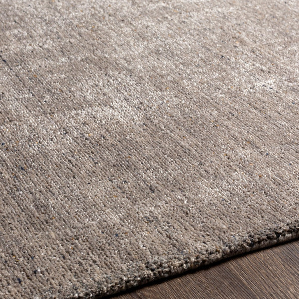 Surya Helen Handmade 2' X 3' Area Rug - Luxurious Viscose & Wool Blend, Chic Modern Design For Any Room Charcoal Wool,Viscose Hle2306-23