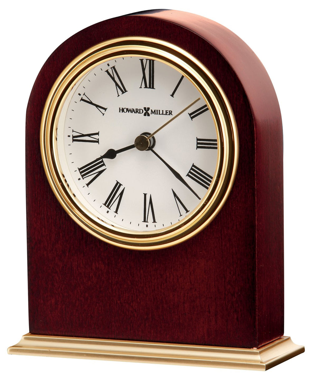 Hekman Furniture 645401 Craven Tabletop Clock - Elegant Rosewood Finish, Quartz Movement, Perfect For Any Room Rosewood Craven Tabletop Clock 645401