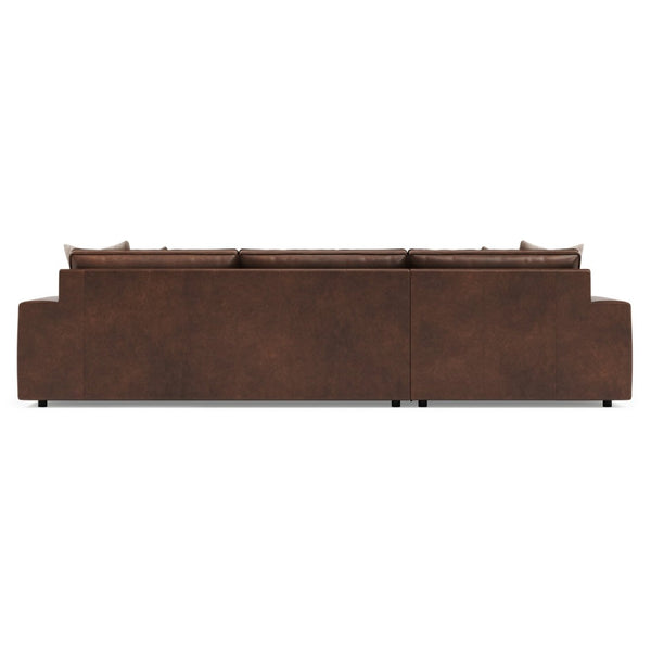 Bernhardt Bernhardt Nest Full Grain Leather Sectional with Deep Cushions for Modern Living Rooms K2237