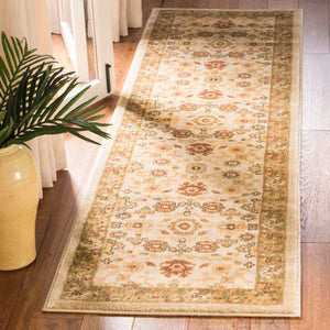Safavieh Hlm1738 Power Loomed, 288,000 points/sqm, 12mm pile height Rug Cream / Green 8' x 11'