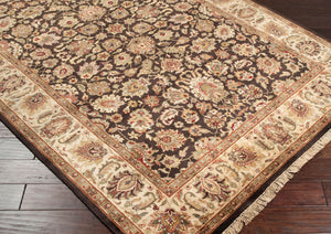 Surya Heirloom Hlm-6001 2'6" X 8' Luxurious Hand-made Rug In New Zealand Wool – Perfect For Any Space! Beige Nz Wool Hlm6001-268