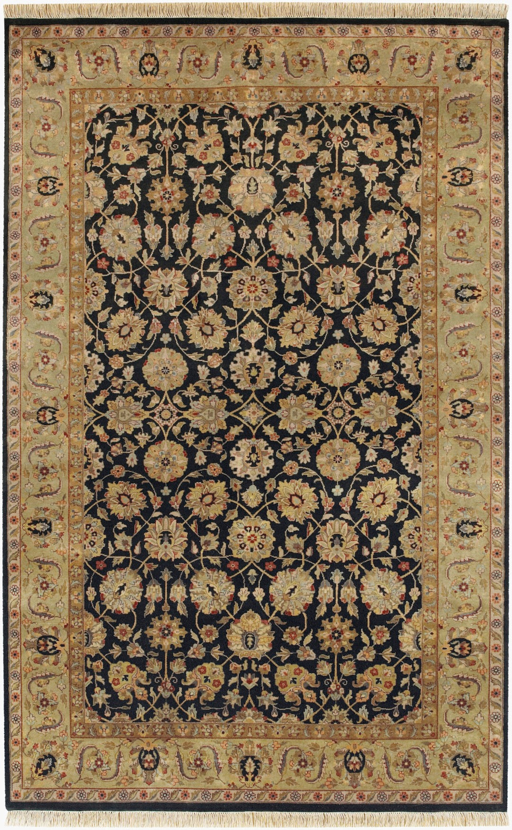 Surya Heirloom Hlm-6001 2'6" X 8' Luxurious Hand-made Rug In New Zealand Wool – Perfect For Any Space! Gray Nz Wool Hlm6004-5686